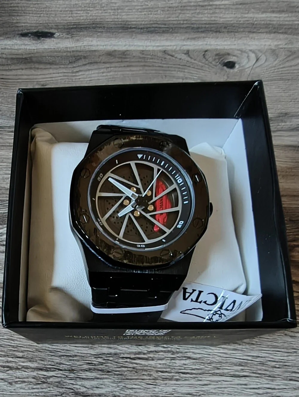 Invicta Speedway Rim Men's Watch - 42mm, Black (AIC-69491)